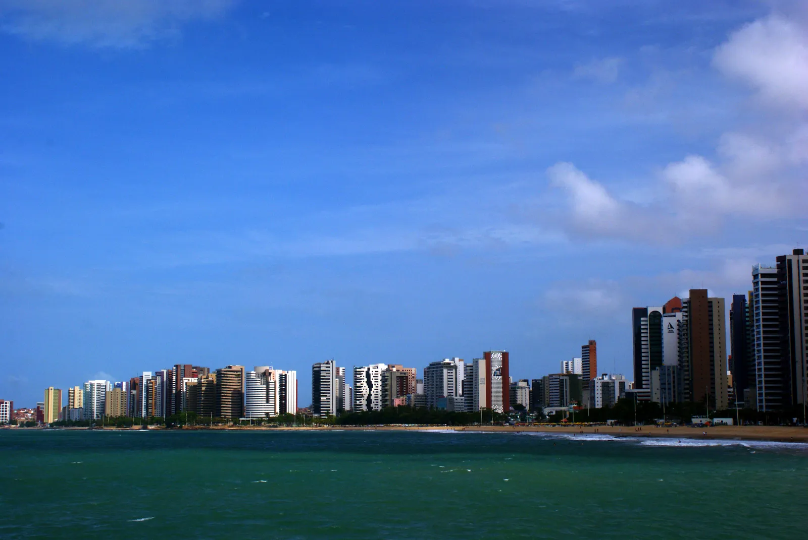 Skyline de Fortaleza, sede da prova da seleção de residência médica da APEC