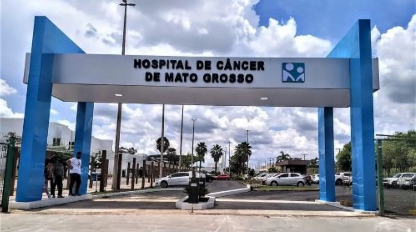 Fachada do Hospital de Câncer de Mato Grosso, em Cuiabá