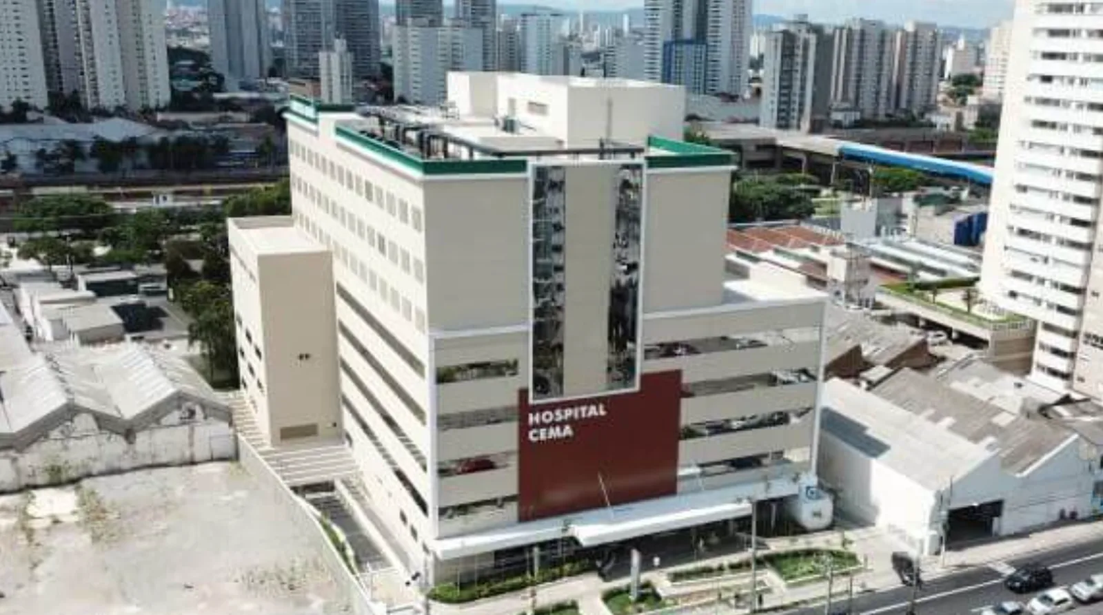 Fachada do Hospital CEMA, em São Paulo