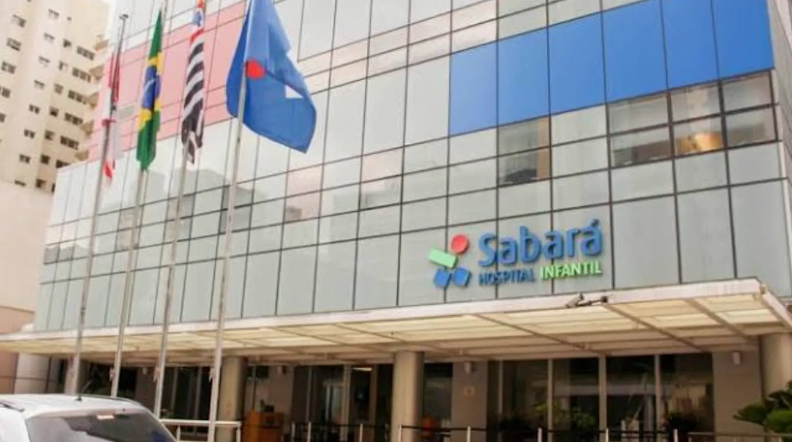 Fachada do Hospital Infantil Sabará, em São Paulo