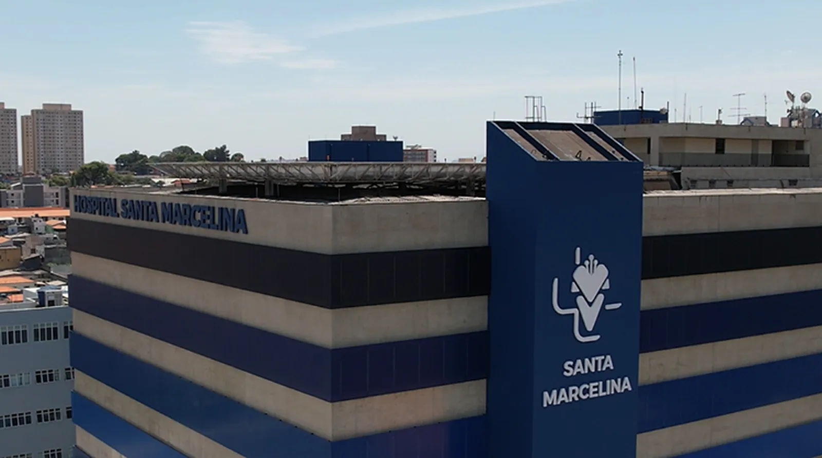 Fachada do Hospital Santa Marcelina, em Itaquera, São Paulo