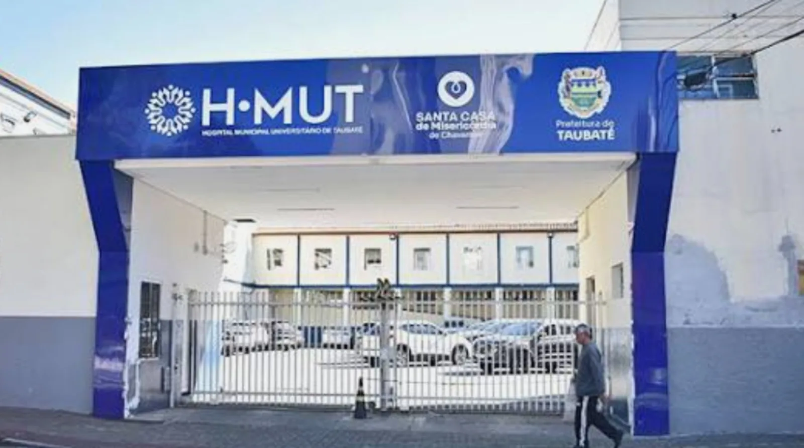 Fachada do H-MUT (Hospital Municipal Universitário de Taubaté), campo de prática da Residência Médica da UNITAU